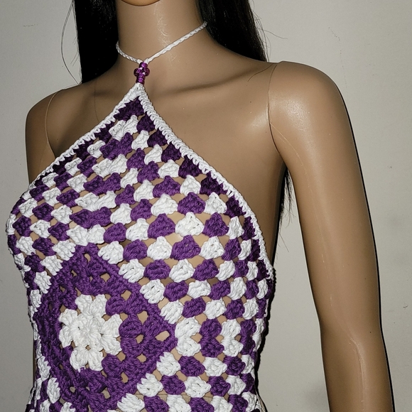 Crochet halter top - Picture 4 of 10